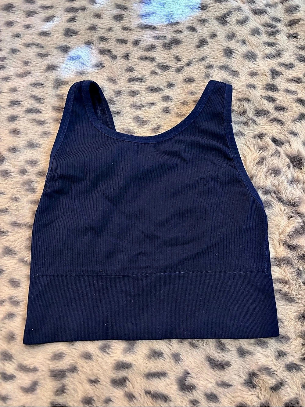Victoria's Secret Victoria Sport Ribbed Seamless Sports Bra in blue